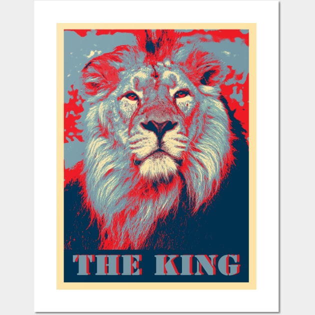 lion - the king Wall Art by hottehue